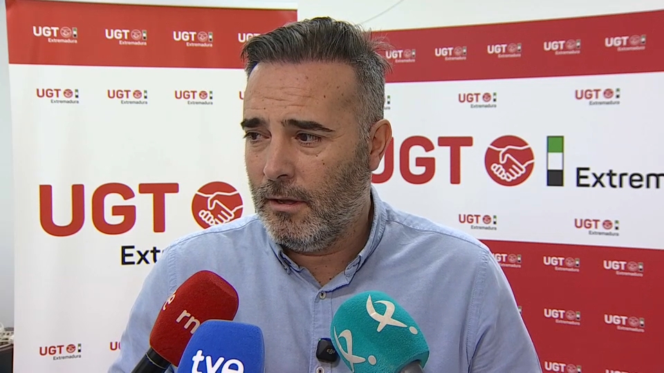Francisco Morcillo, secretario de Política Institucional y Empleo de UGT Extremadura.