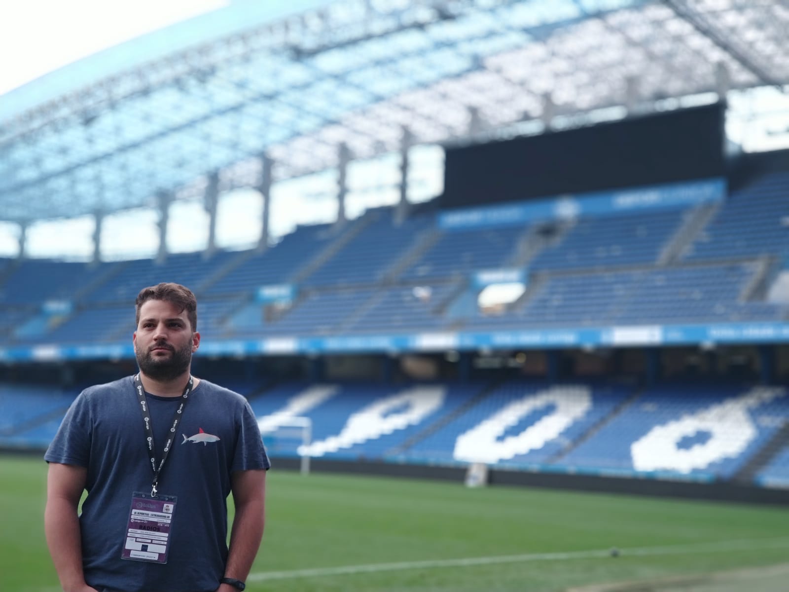 Raúl Peña, en Riazor, con el Extremadura UD.