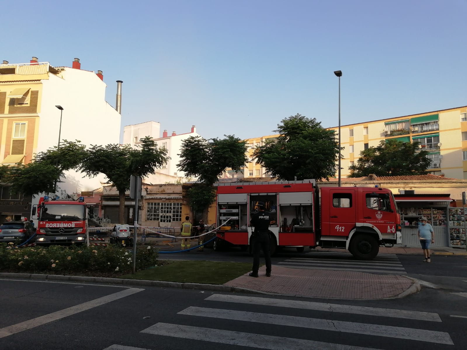 Imagen del incendio