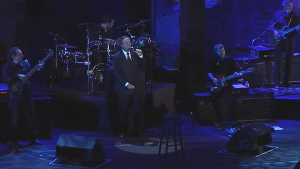 Julio Iglesias en un concierto en el Teatro Romano