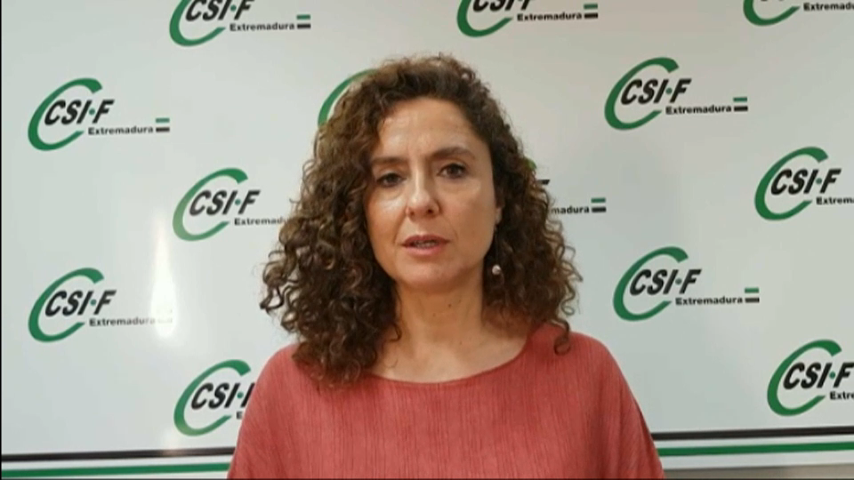 Imagen de Mercedes Barrado, presidenta de Educación en CSIF