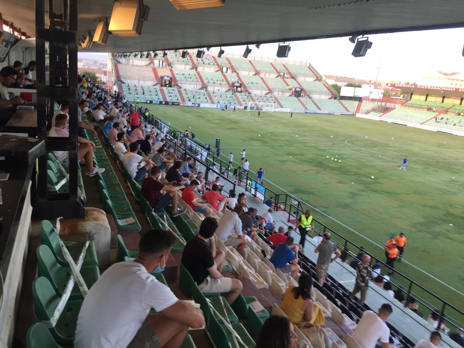 Estadio Romano de Mérida, durante los playoff express.