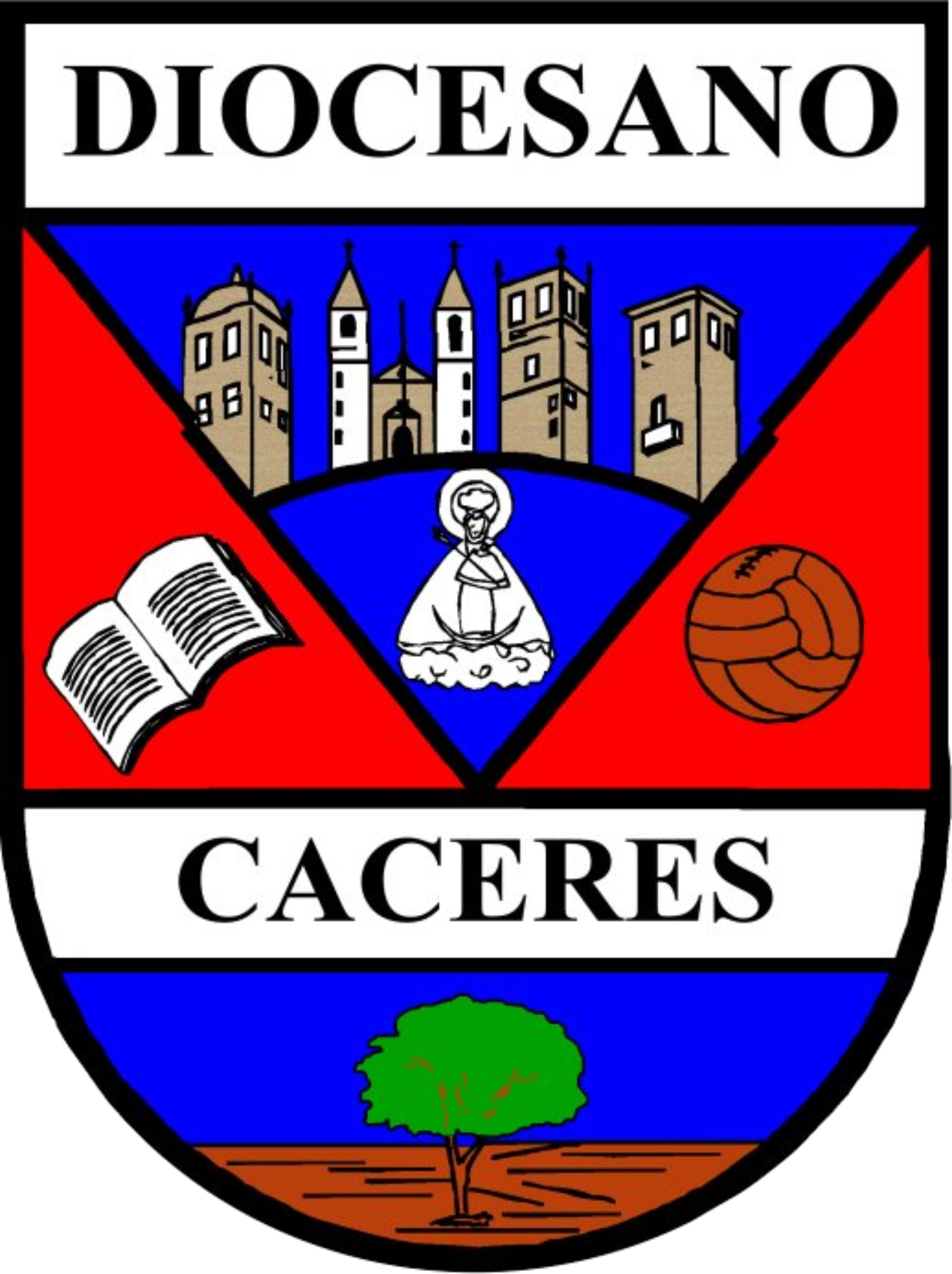 Escudo del CD Diocesano Cáceres.
