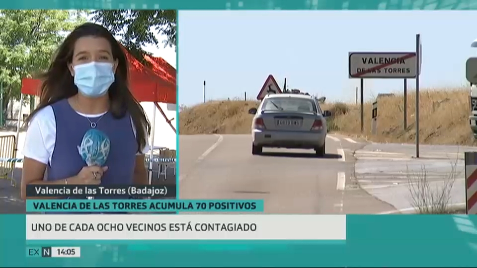 Valencia de las Torres, el municipio con más positivos por habitante