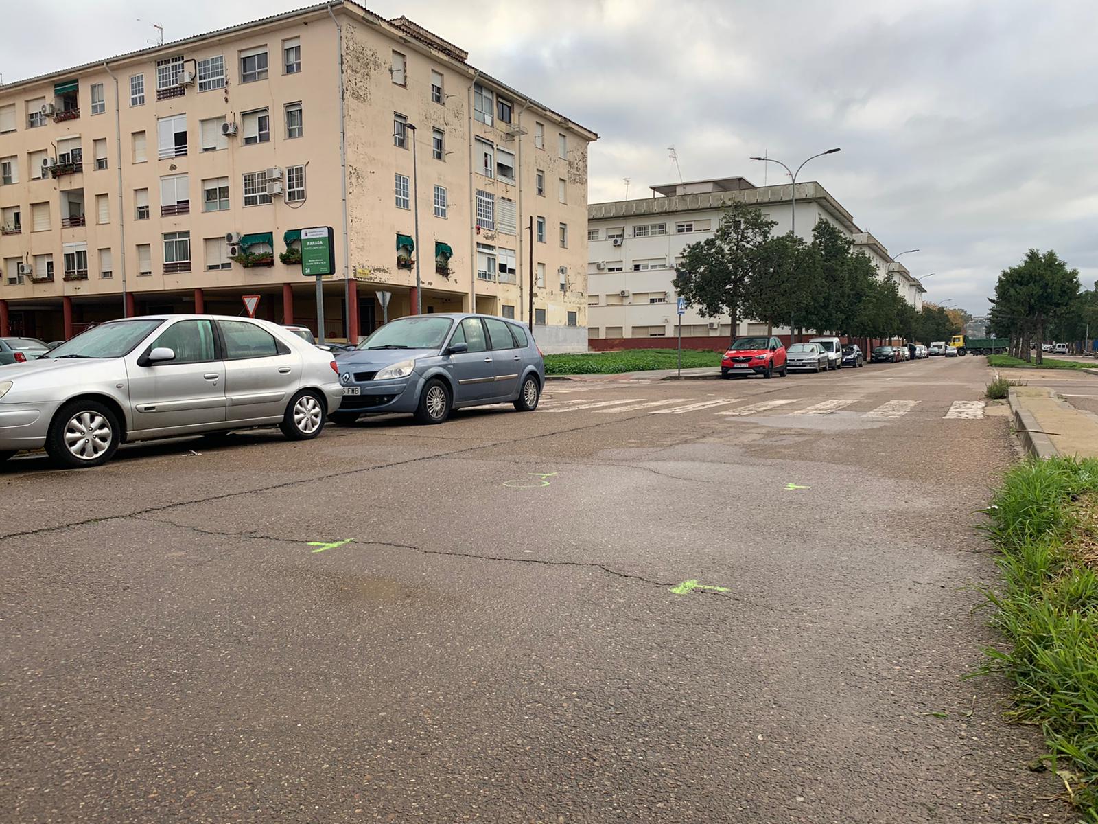 Lugar del atropello, en la Avenida Antonio Hernández Gil