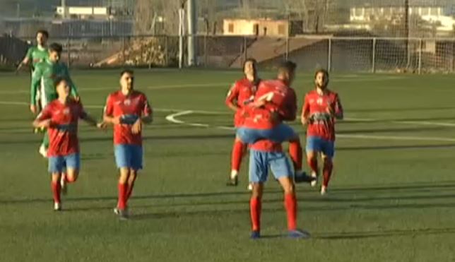 El Diocesano celebra un gol.