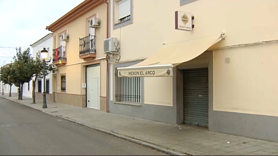 Calle de Pueblonuevo del Guadiana, esta mañana