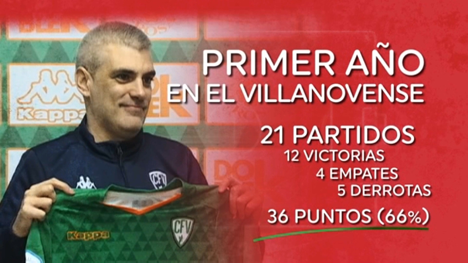 De los Mozos cumple un año en el banquillo del Villanovense