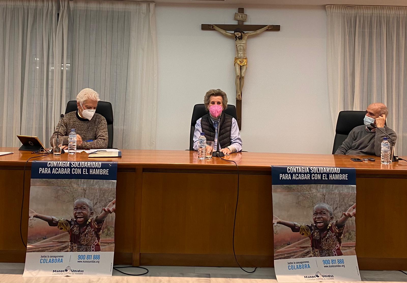 Presentación de la campaña de Manos Unidas en el arzopisbado de Mérida-Badajoz.