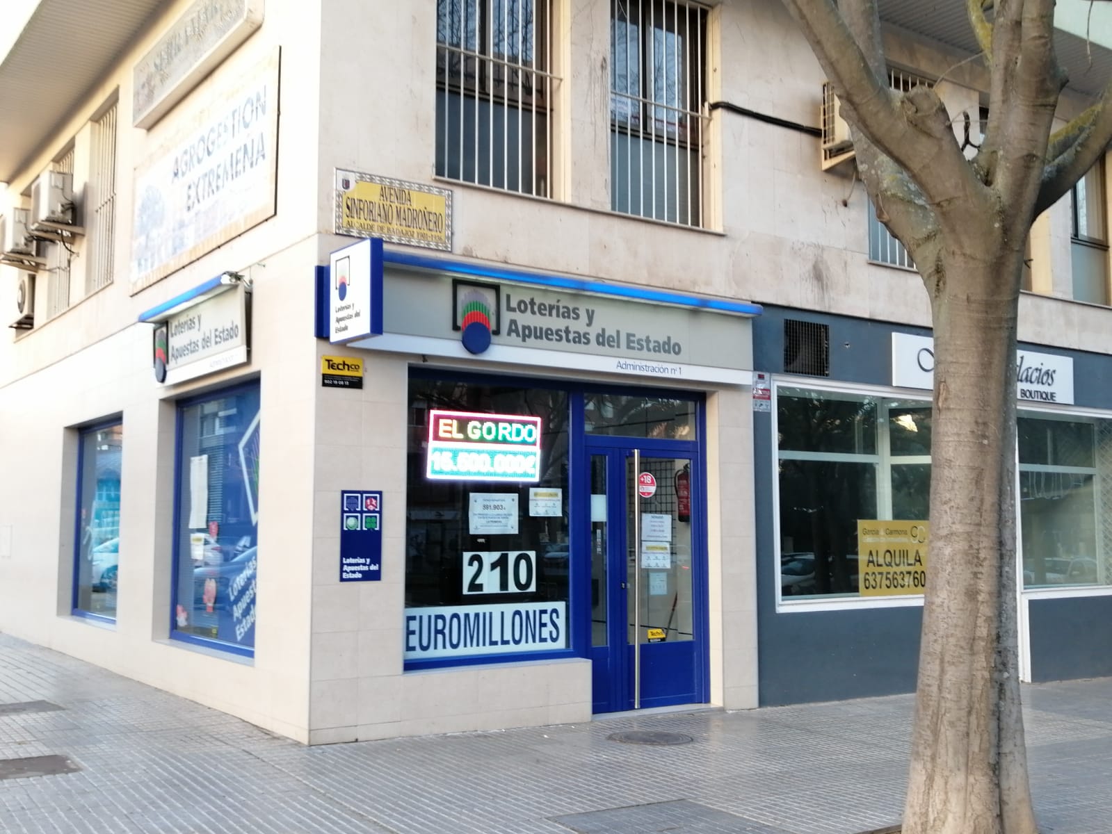 Administración de Lotería que ha vendido el boleto ganador