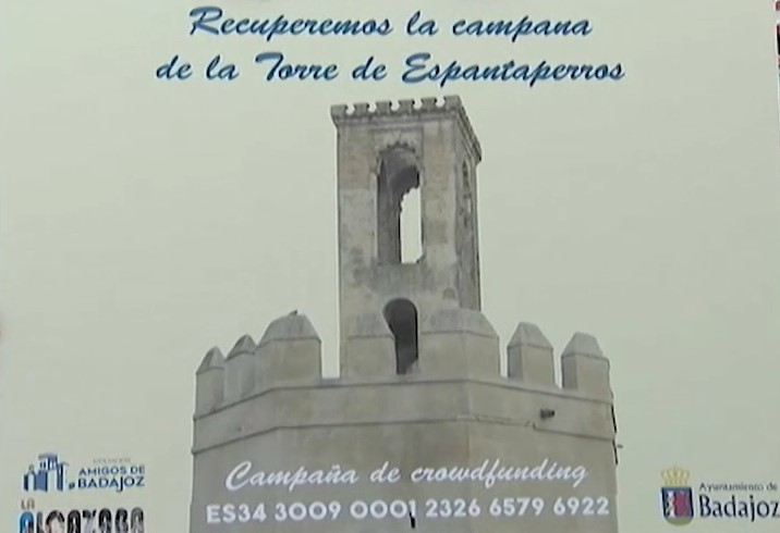 Cartel de la campaña de micromecenazgo para financiar la réplica de la campana.
