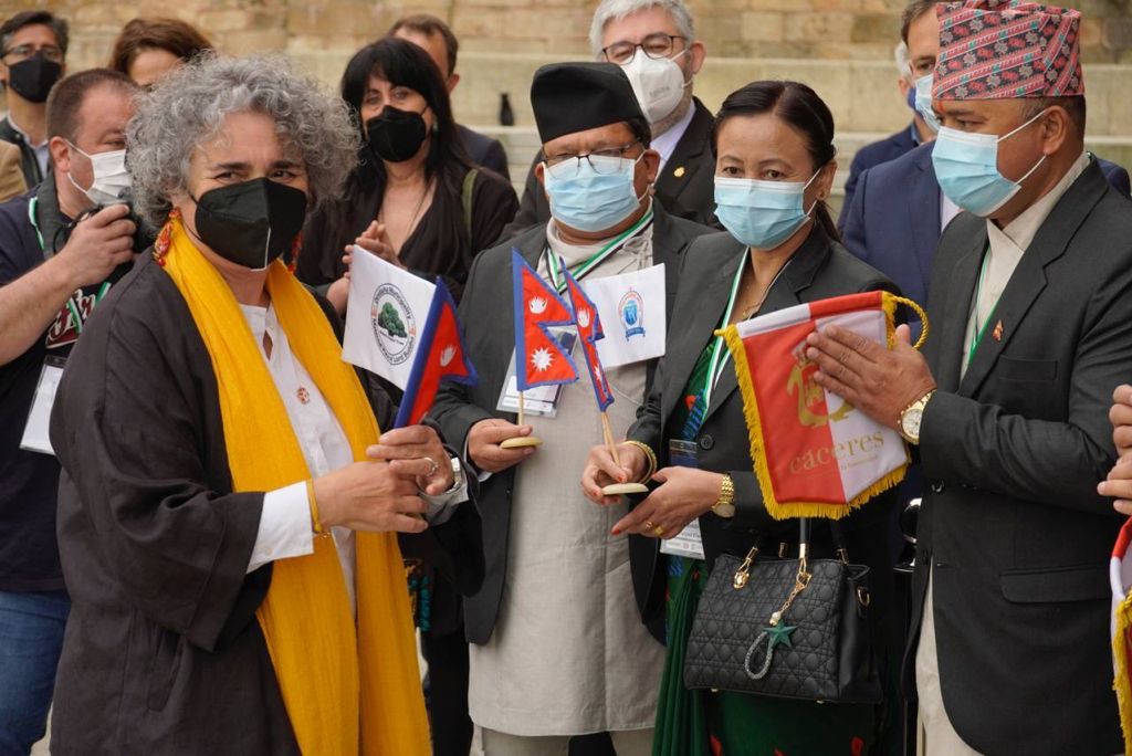 Delegación de Nepal en Cáceres