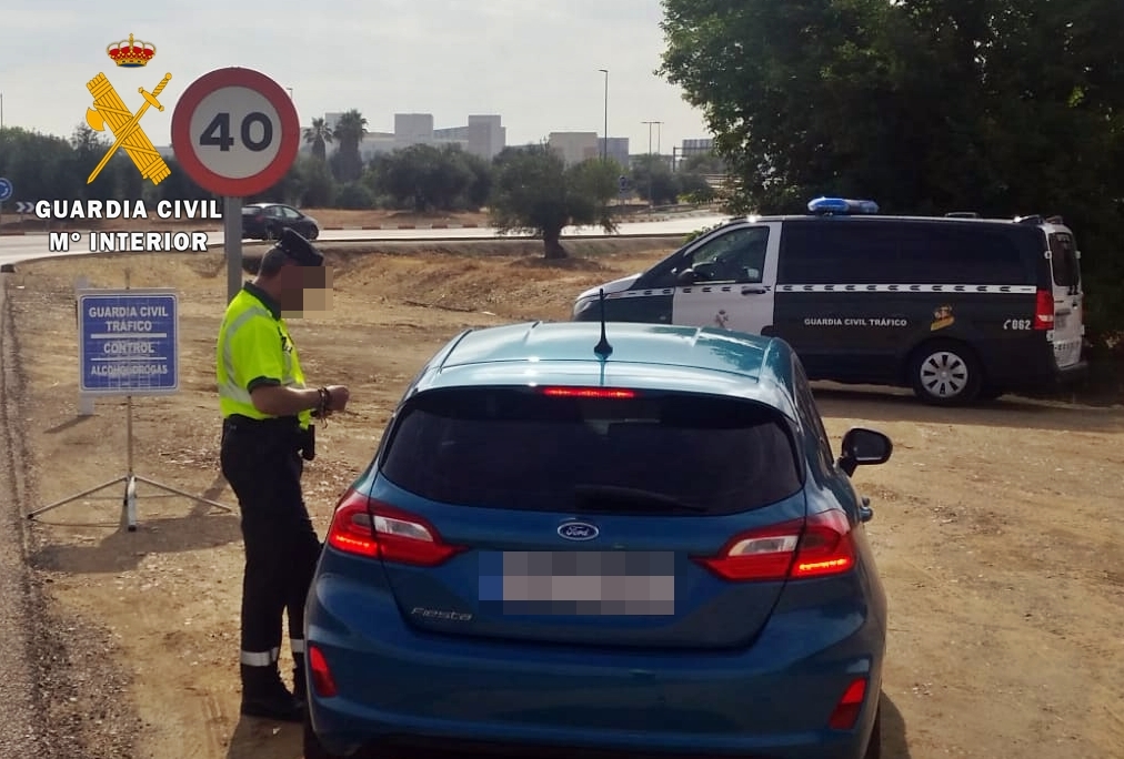 Control de la Guardia Civil.