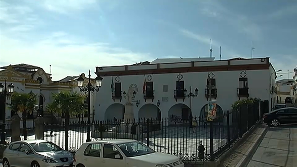 Plaza de España de Barcarrota.