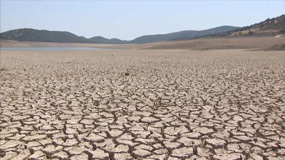 Imagen del embalse del Cíjara a mediados de agosto