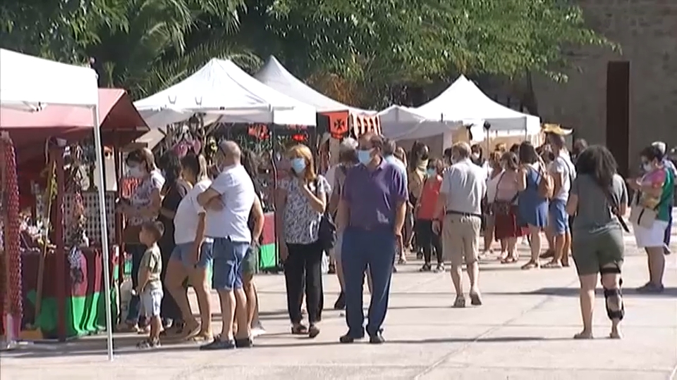 Casetas del mercado del Martes Mayor