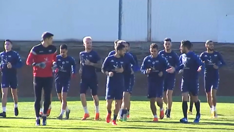 Entrenamiento del Extremadura UD