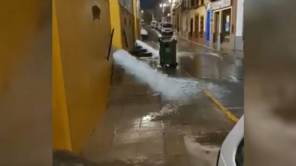 Inundaciones de varias casas en Zafra