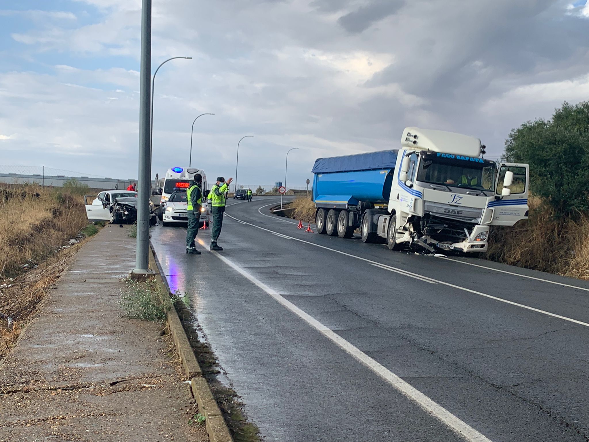Accidente mortal en Zafra