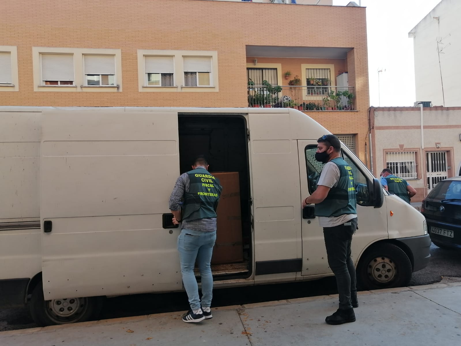 Operación contra el contrabando de tabaco en Badajoz