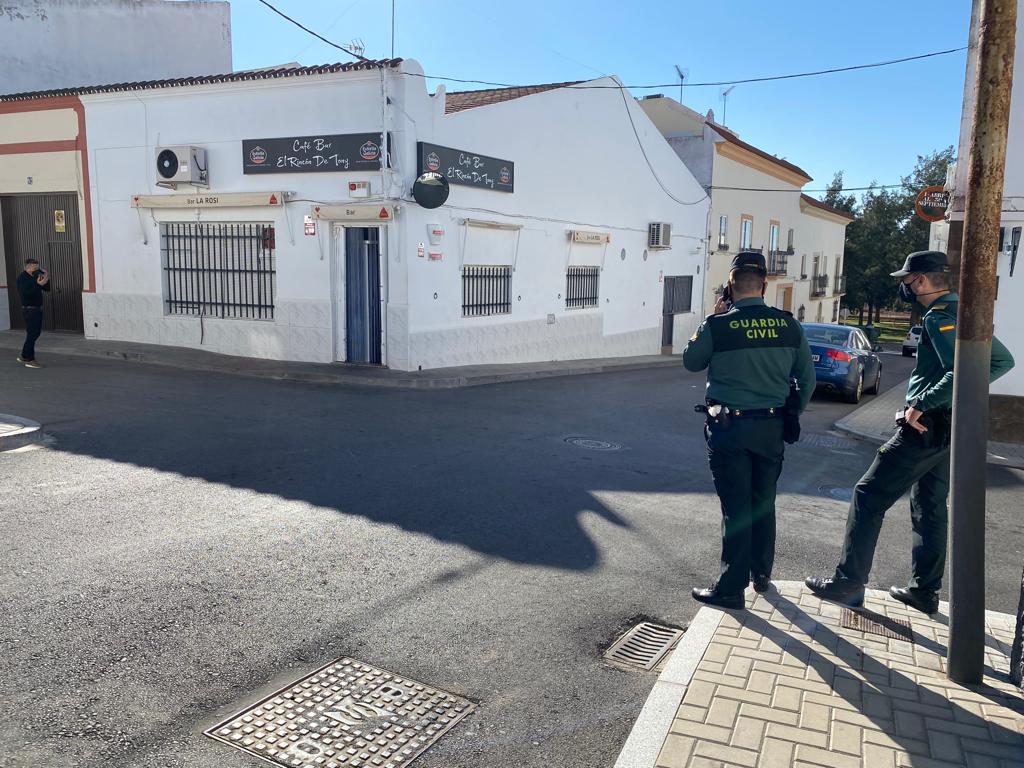 Bar afectado por el atraco