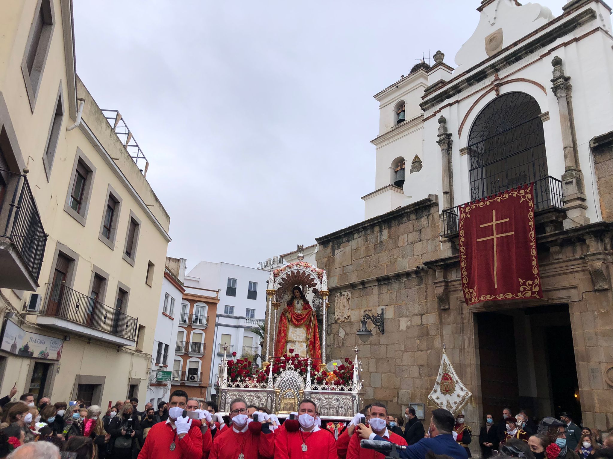 Salida de Santa Eulalia de la Concatedral de Mérida