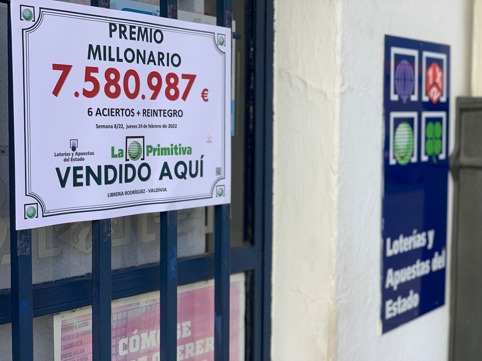 Administración de Lotería que ha vendido el boleto ganador