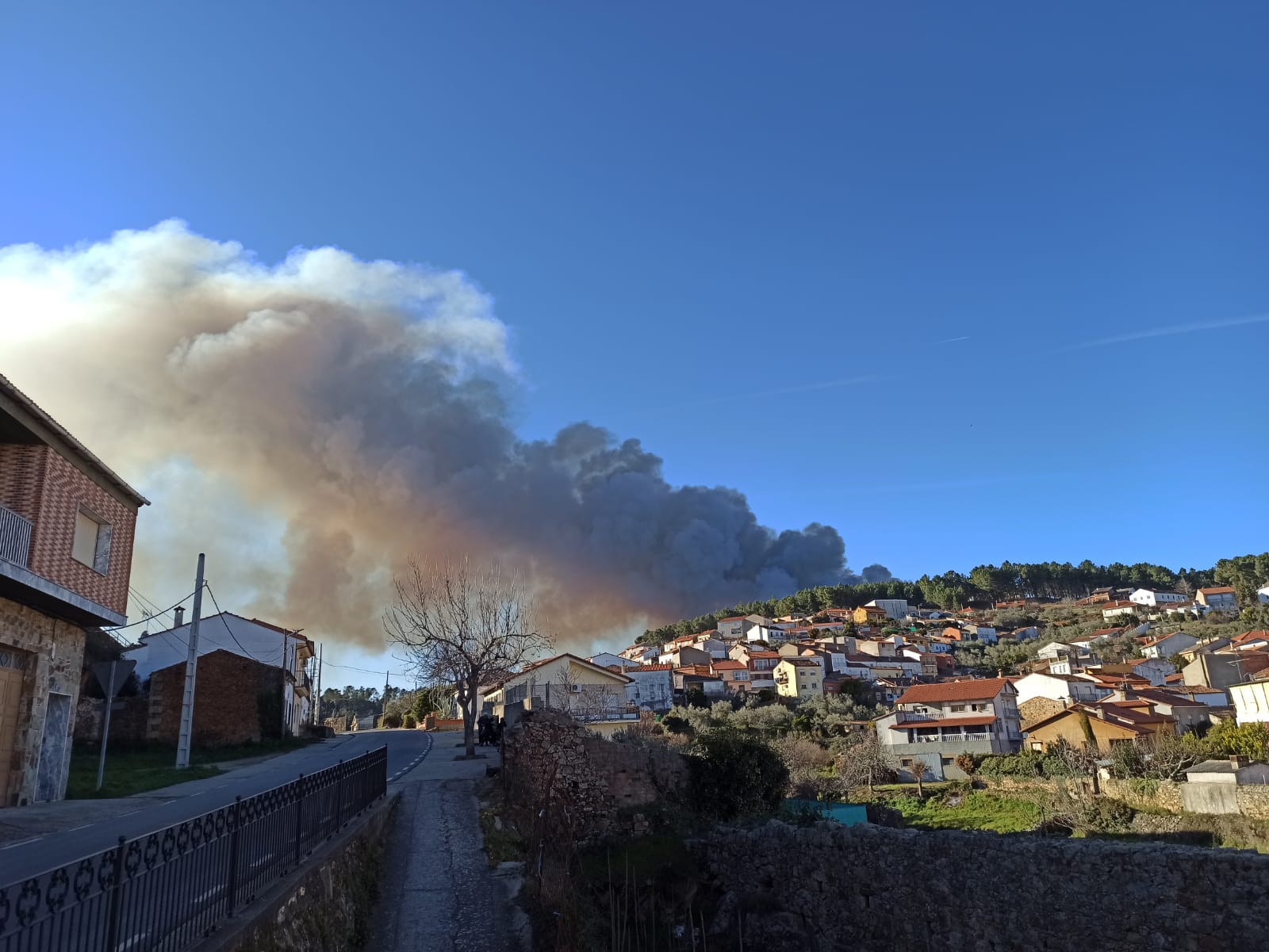 Imagen del incendio