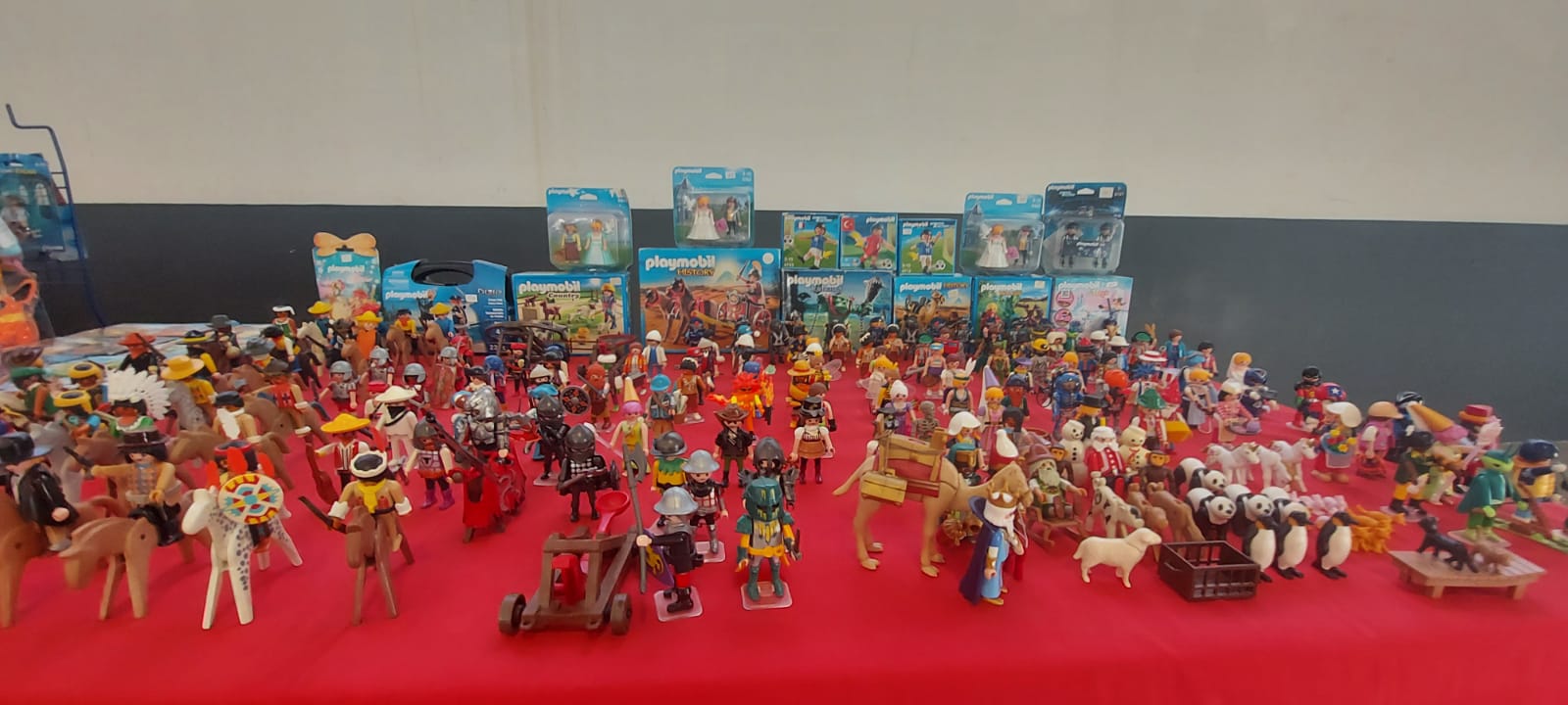 Colección de Playmóbil en la Feria de Coleccionismo