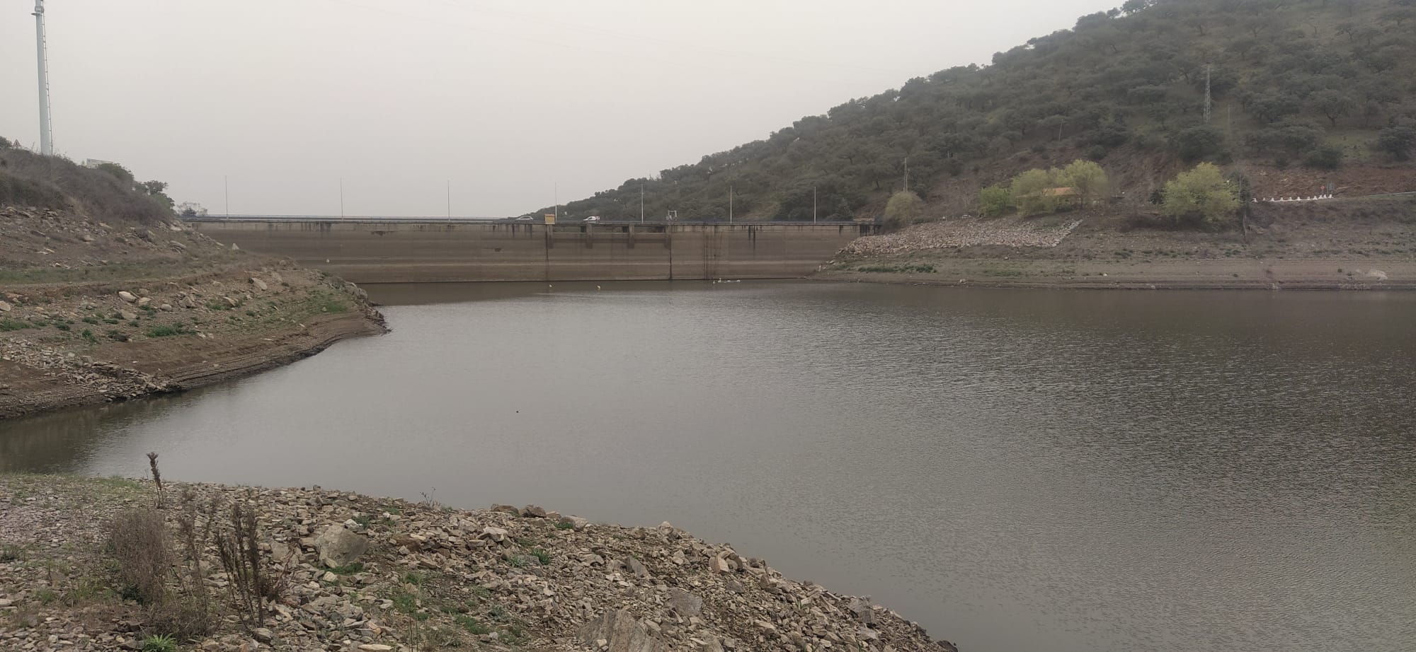Situación del embalse de Tentudía hoy