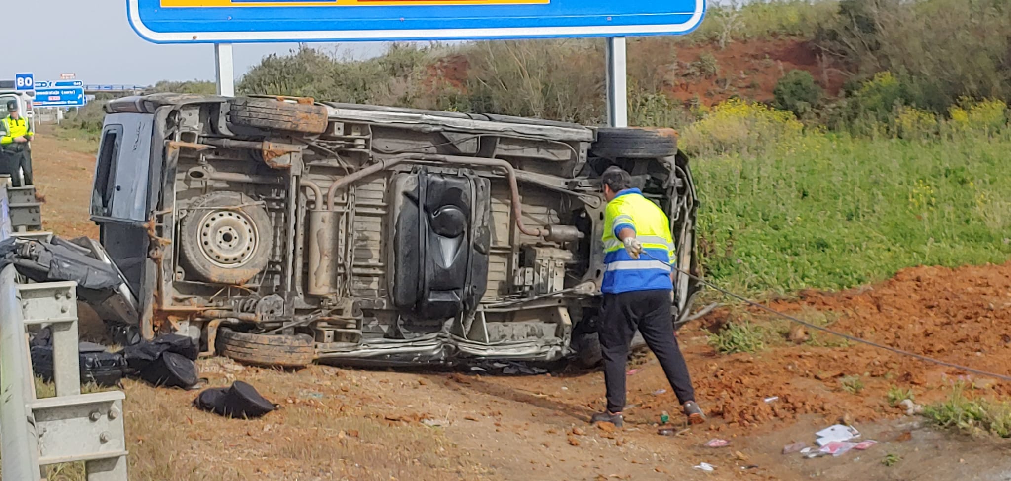 Imagen del accidente