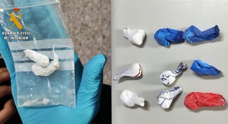 Droga intervenida por la Guardia Civil