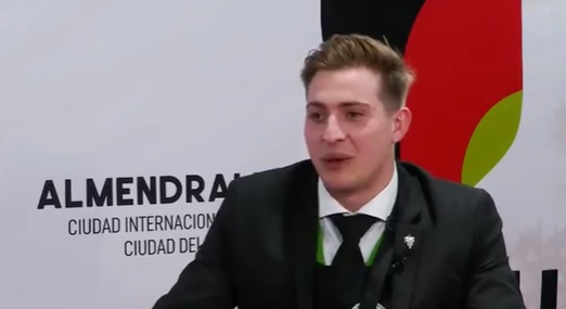 Daniel Sánchez Lopistao, mejor sumiller de Extremadura en Iberovinac 2022
