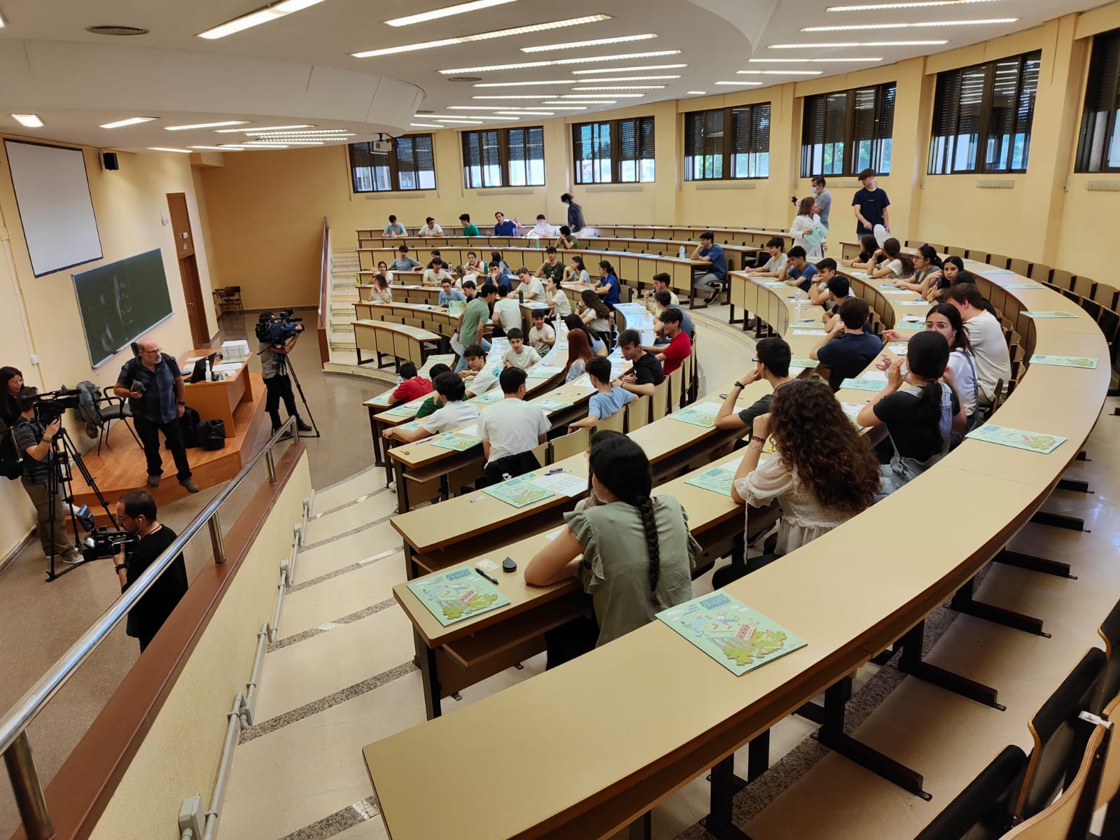 Examen de EBAU en Badajoz, esta mañana
