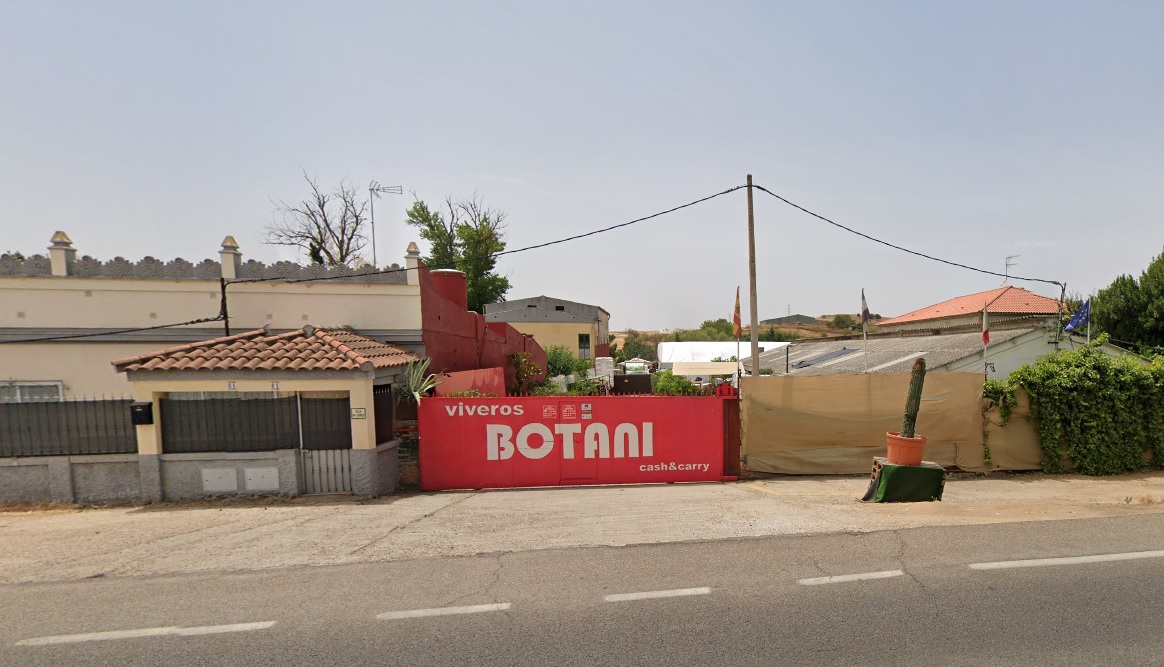 Exterior del vivero afectado