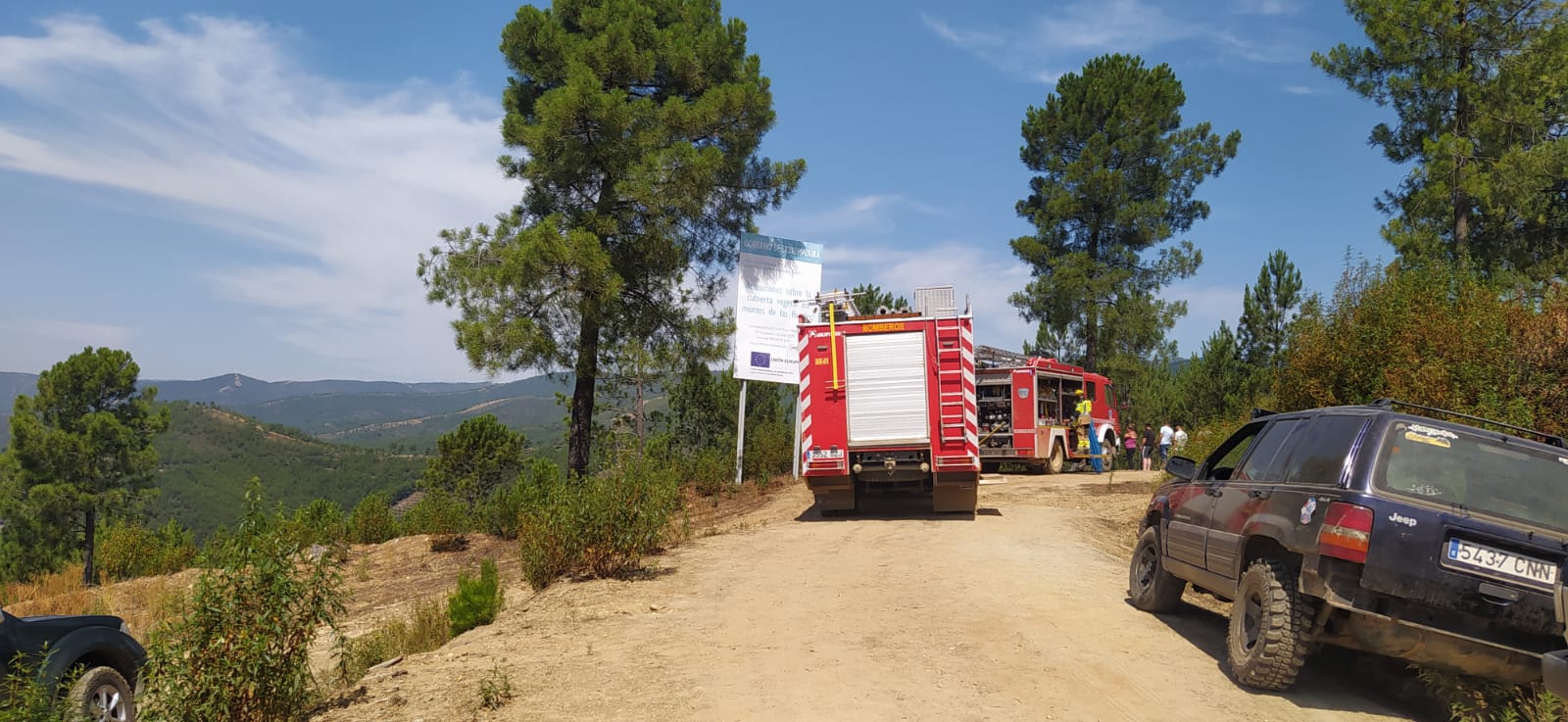 Accidente entre Pinofranqueado y Sauceda