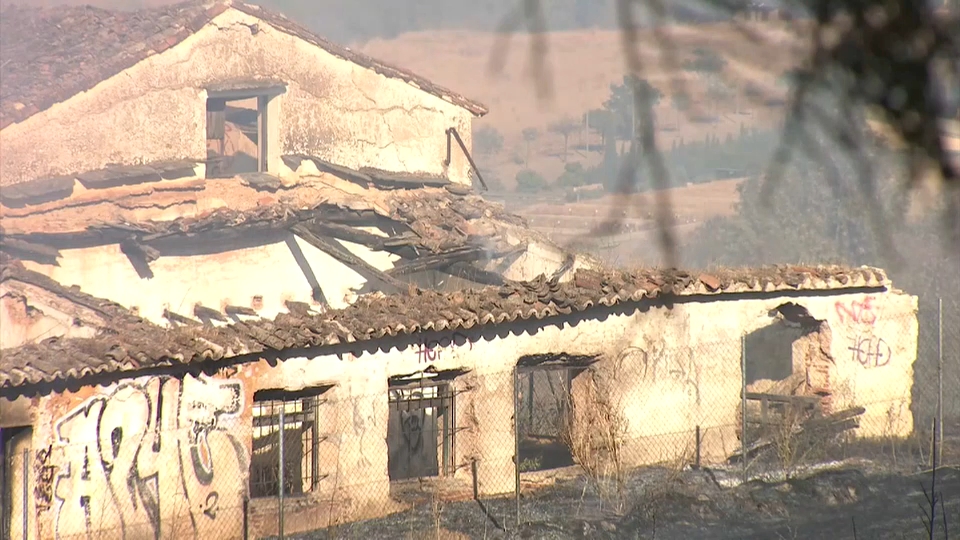 El pozo de las nieves, afectado por el incendio