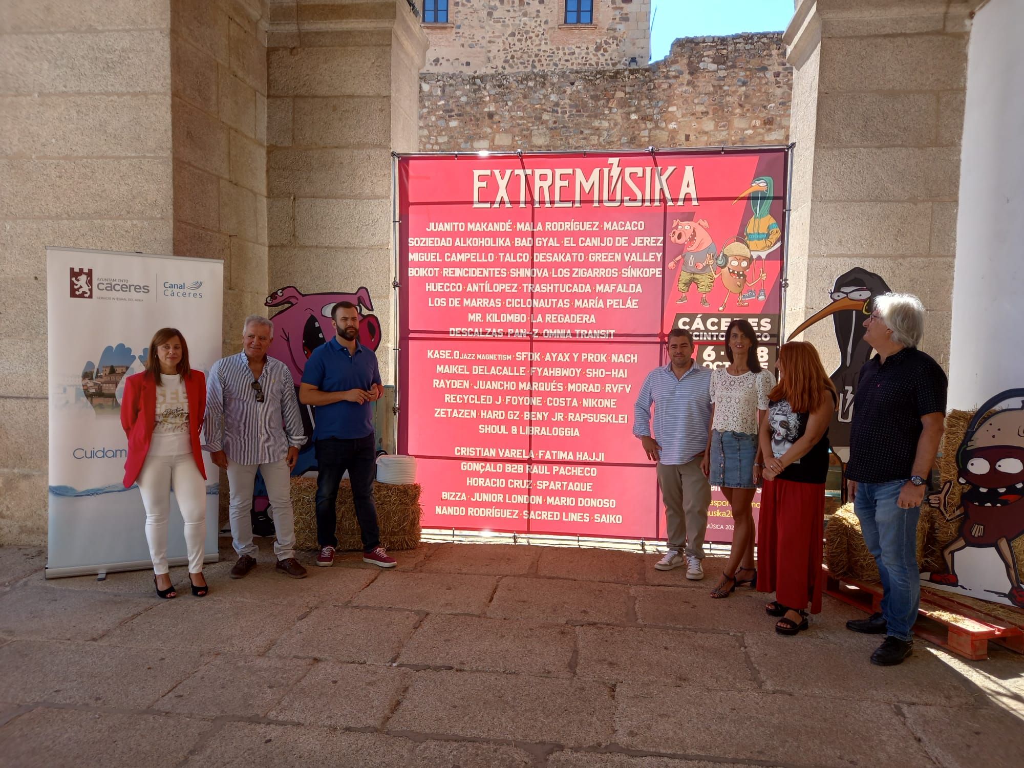 "El mejor Extremúsika" según sus organizadores Francisco Toro y Carlos Lobo