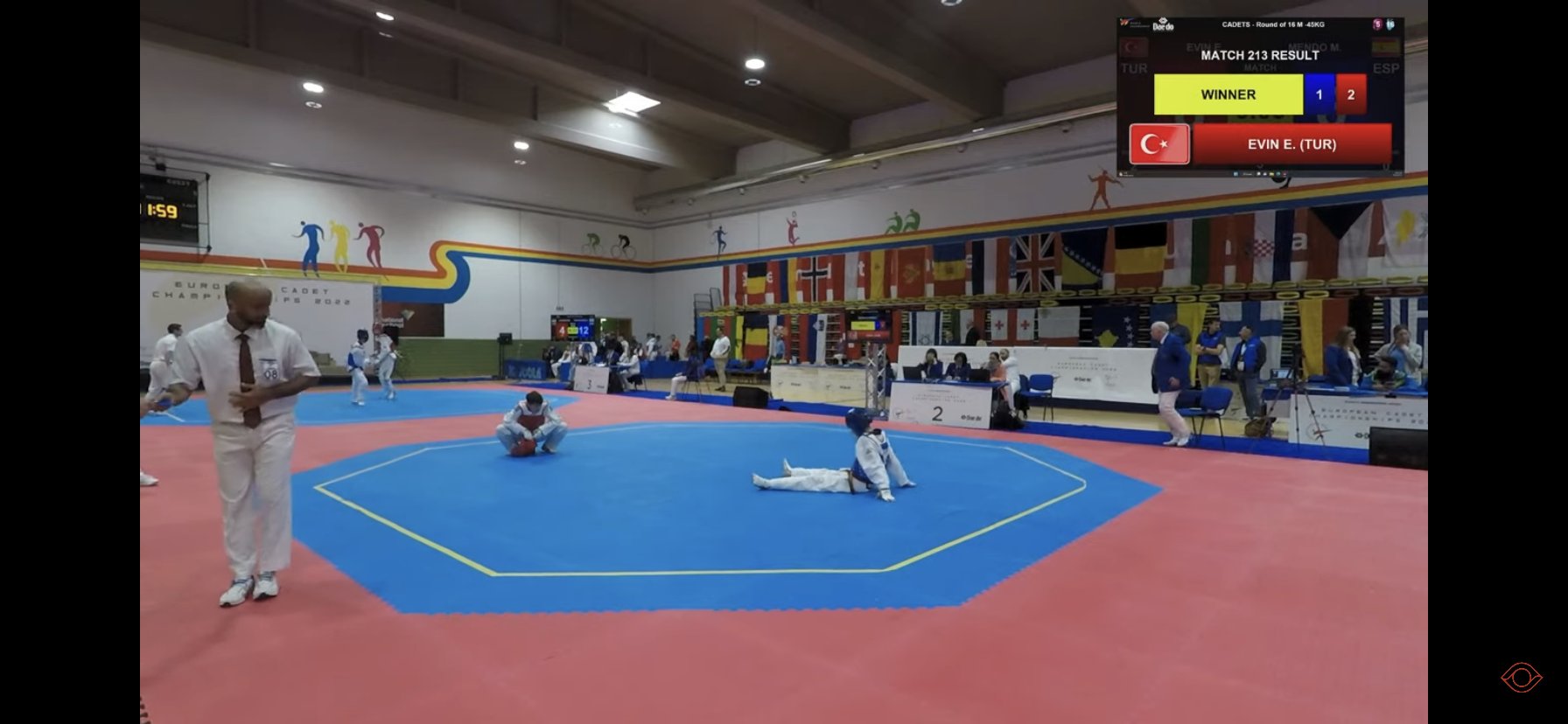 Manuel Mendo cae en primera ronda del Europeo Cadete de Taekwondo