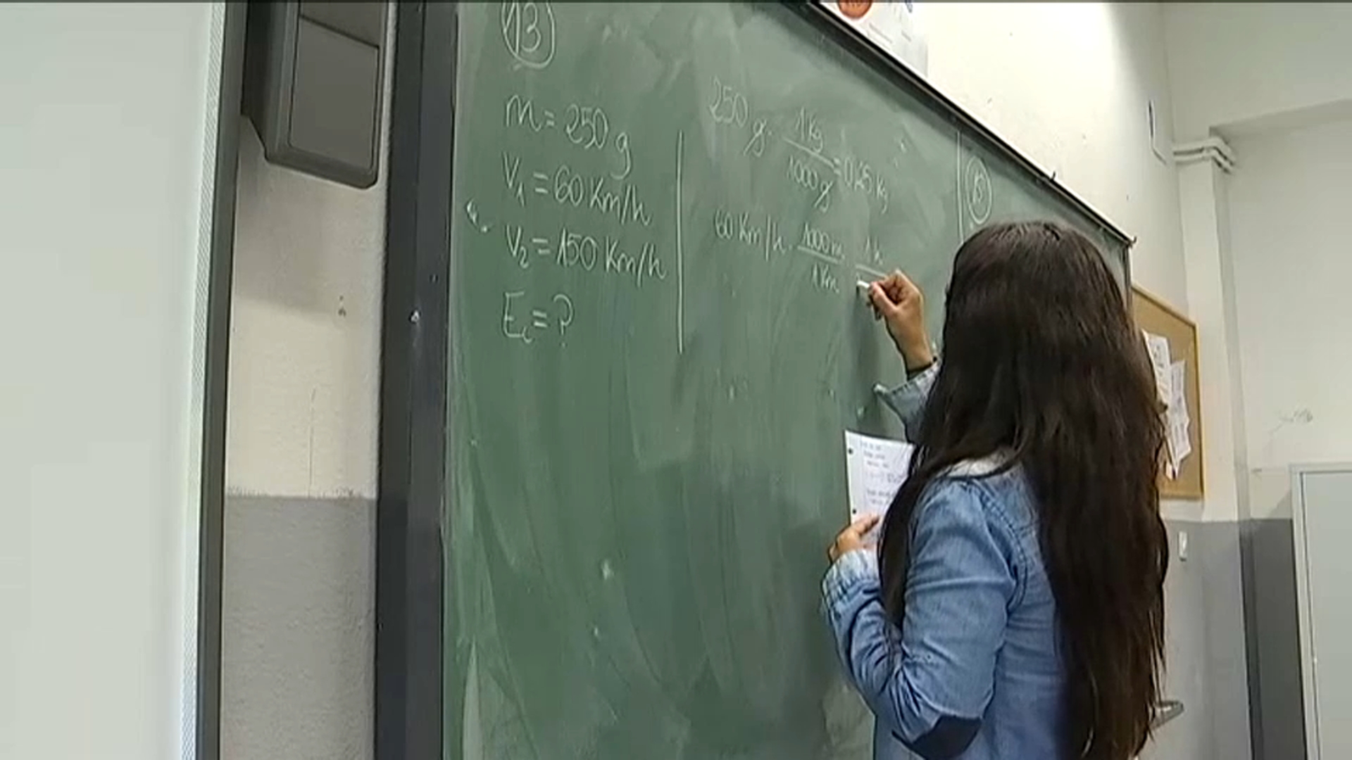 Profesora en un instituto