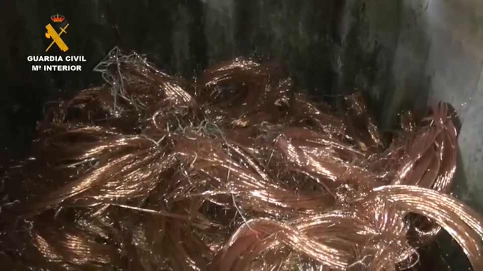 Robo de cobre