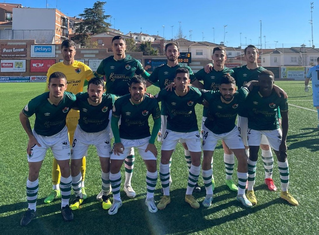Once titular del Cacereño en Navalcarnero.