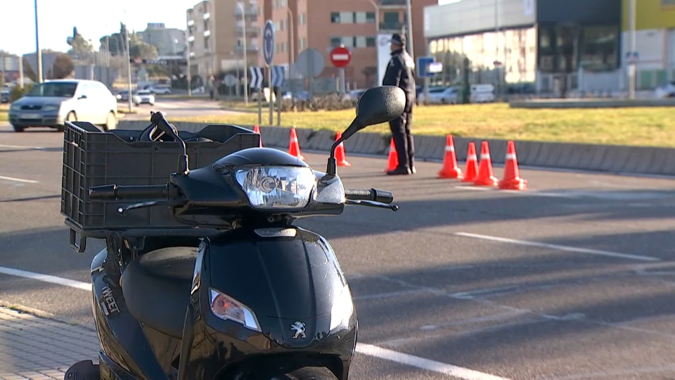 Moto accidente
