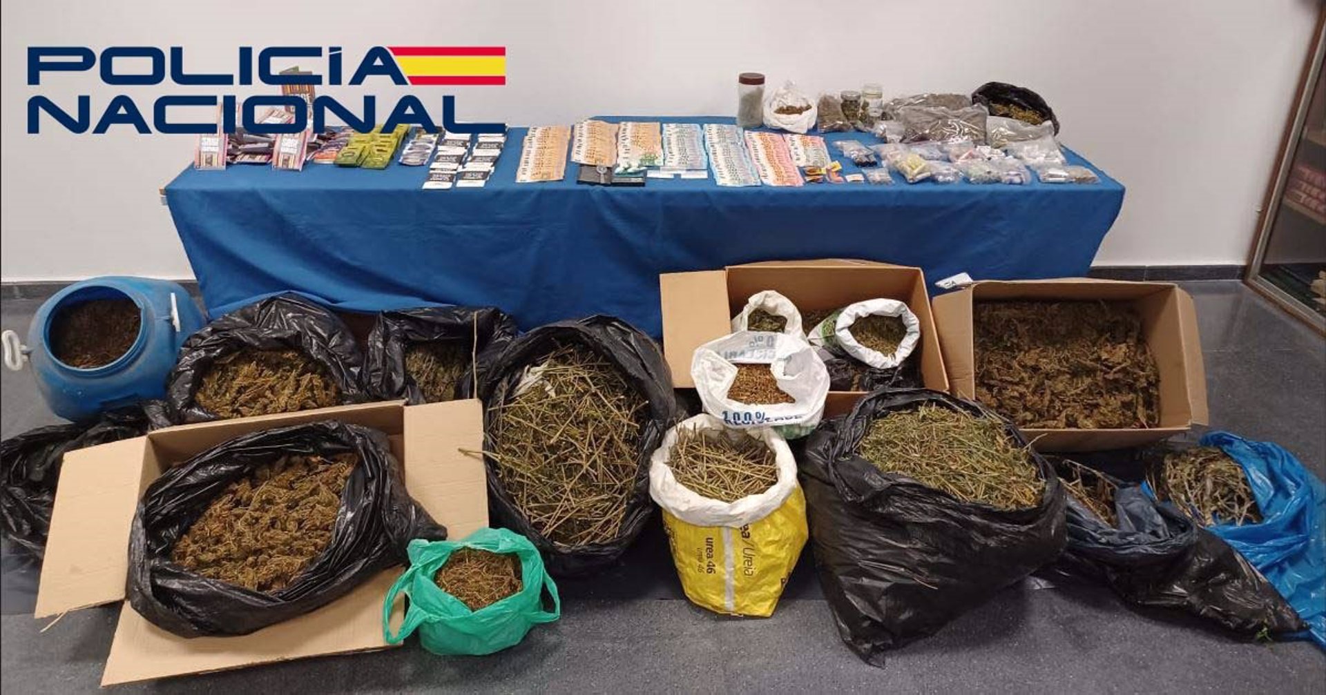 Droga incautada por la Policía Nacional