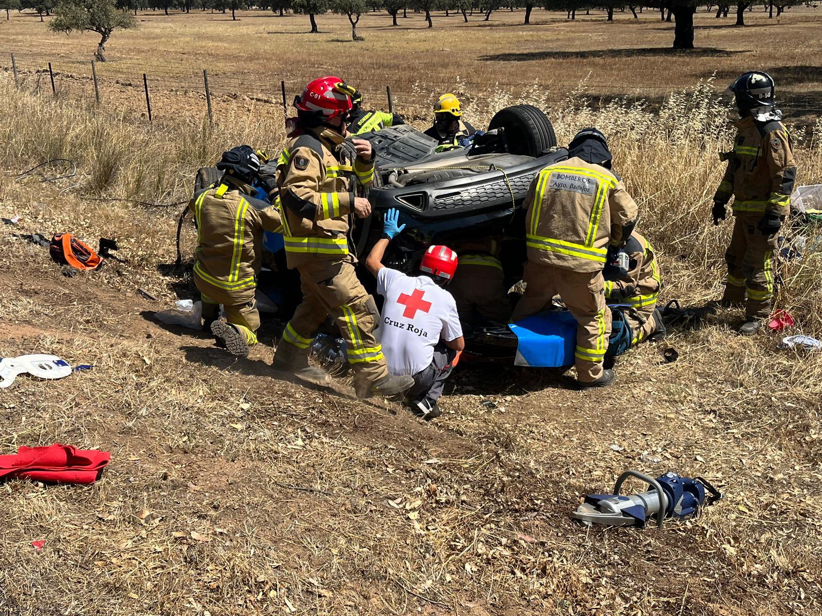 Accidente en la EX-110