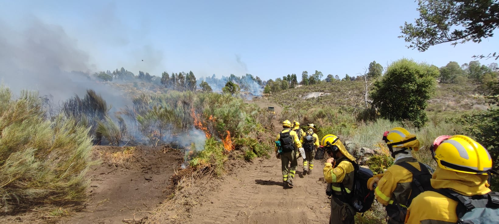 Incendio en Valencia de Alcántara
