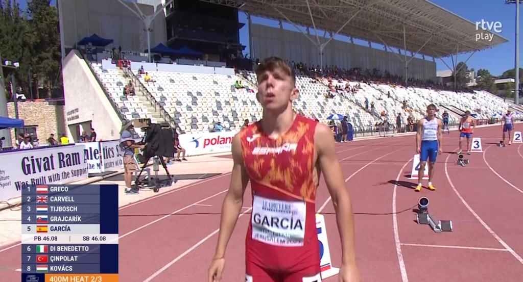 David García Zurita en semifinales del Europeo