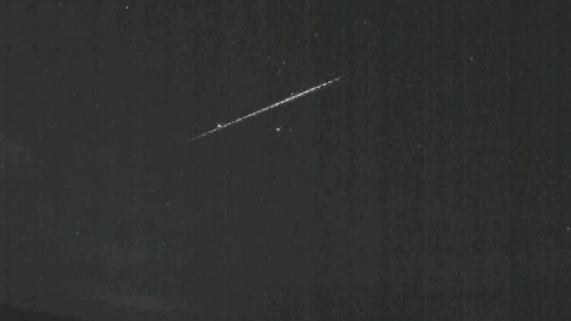  El bólido SPMN040424E que ha cruzado el cielo de Cáceres
