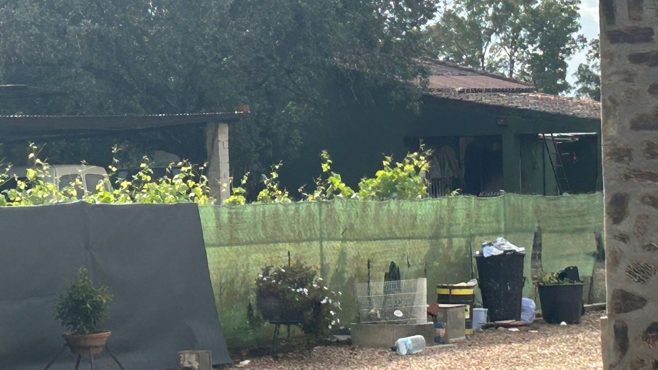 Incendio cerca de la ermita de Bótoa