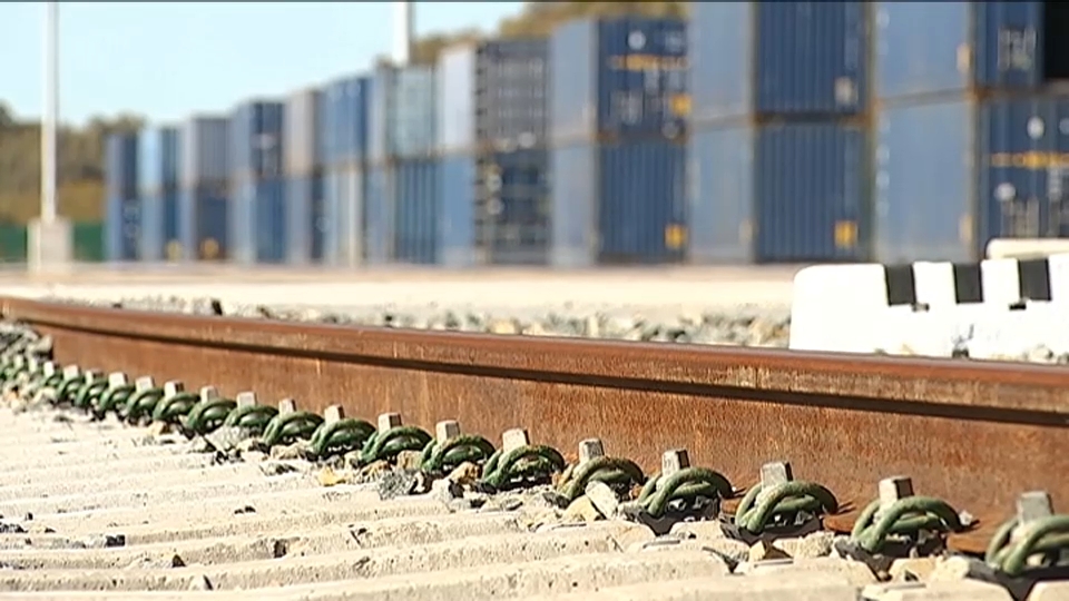 Transporte de contenedores por ferrocarril